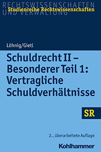 Imagen de archivo de Schuldrecht II - Besonderer: Vertragliche Schuldverhaltnisse (Sr-studienreihe Rechtswissenschaften) (German Edition) a la venta por GF Books, Inc.