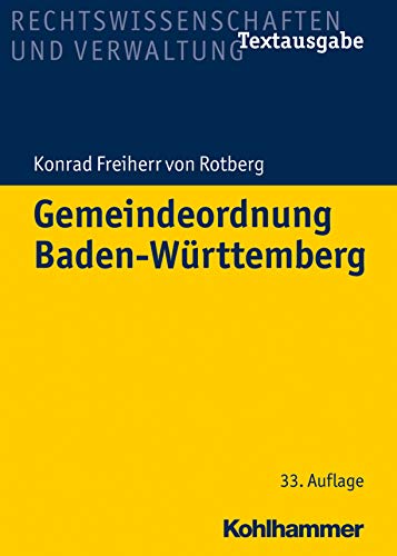 Beispielbild fr Gemeindeordnung Baden-Wrttemberg zum Verkauf von medimops