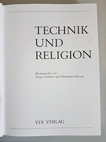 Beispielbild fr Technik und Religion, Bd 2 zum Verkauf von medimops