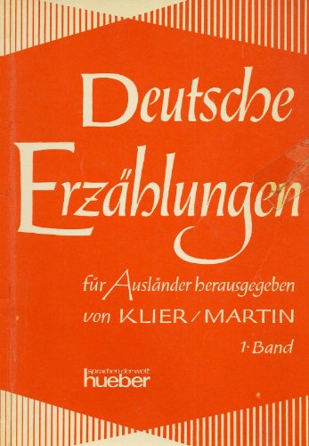 Stock image for Deutsche Erzahlungen: Band 1 for sale by Better World Books