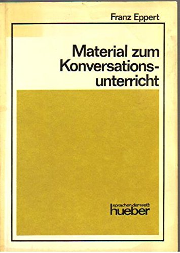 Stock image for Material Zum Konversationsunterricht (German Edition) for sale by Bank of Books