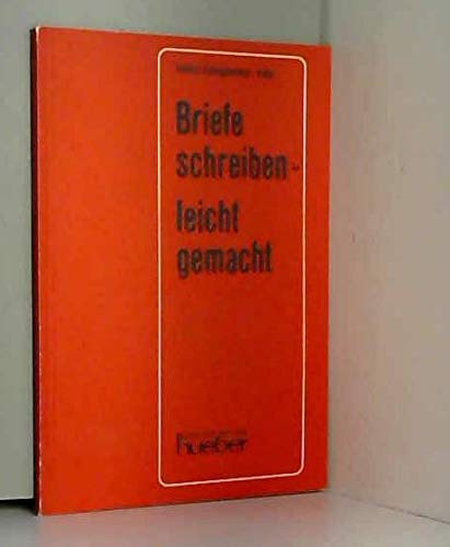 Imagen de archivo de Briefe Schreiben Leicht Gemacht a la venta por David's Books