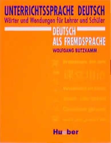 9783190015863: Unterrichtssprache Deutsch