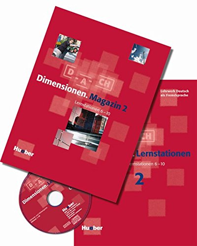 9783190016822: Dimensionen: Lernpaket 2 (Magazin, Lernstationen und CDs mit Sprechubungen)