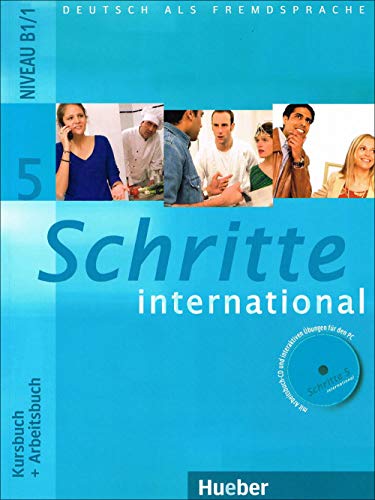 Stock image for Schritte international. Kursbuch-Arbeitsbuch. Per le Scuole superiori: SCHRITTE INTERNATIONAL.5.KB.+AB.+CD: Kursbuch Und Arbeitsbuch (German Edition) for sale by ThriftBooks-Dallas