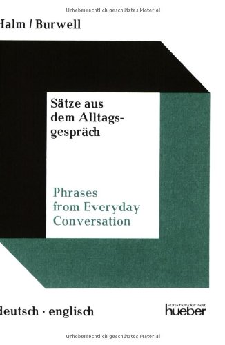 9783190021093: Satze Aus Dem Alltagsgesprach - Phrases from Everyday Conversation