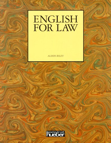 Beispielbild für English for Law zum Verkauf von medimops