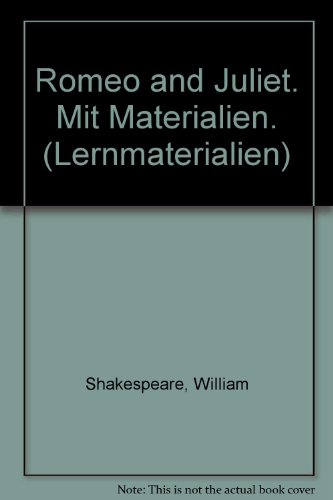 9783190025572: Romeo and Juliet. Mit Materialien. (Lernmaterialien)