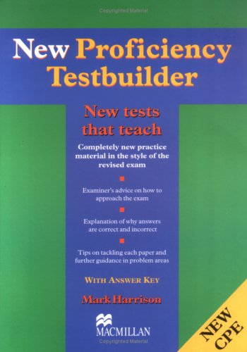 Stock image for New Proficiency Testbuilder for sale by medimops