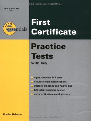 Stock image for Exam Essentials First Certificate Practice Tests for sale by medimops