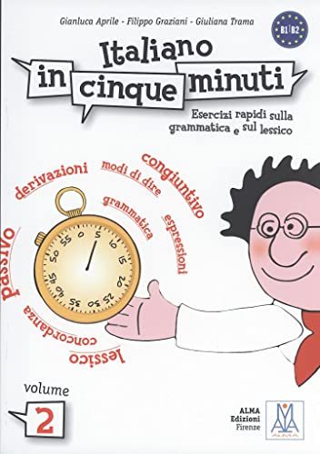 9783190054459: Italiano in cinque minuti 2. bungsbuch: Esercizi rapidi sulla grammatica e sul lessico