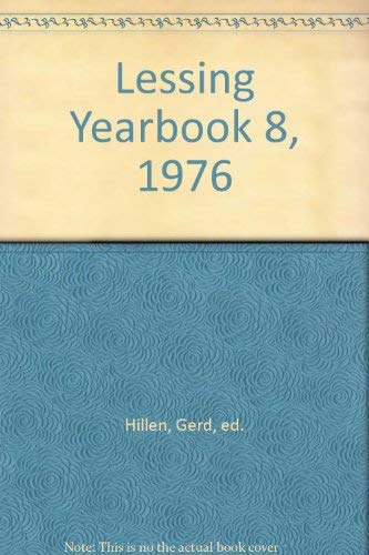 Stock image for Lessing Yearbook VIII 1976 for sale by Antiquariat Hoffmann