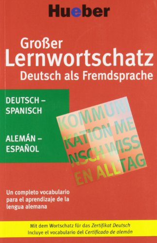 9783190074730: Groer Lernwortschatz Deutsch als Fremdsprache. Deutsch-Spanisch