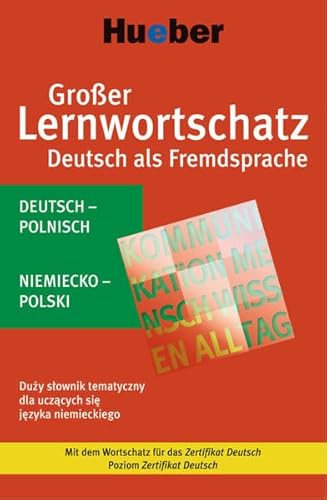 9783190074747: Groer Lernwortschatz Deutsch als Fremdsprache. Polnische Ausgabe