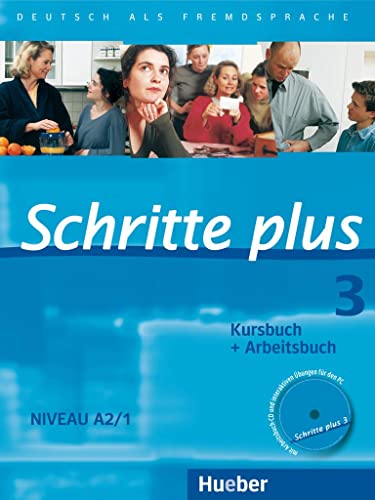 Beispielbild fr Schritte plus 3. Kursbuch + Arbeitsbuch mit Audio-CD zum Arbeitsbuch: Deutsch als Fremdsprache. Niveau A2/1 Kursbuch + Arbeitsbuch zum Verkauf von medimops