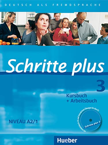 9783190119134: Schritte plus 3: Schritte Plus: Kursbuch Und Arbeitsbuch 3 MIT Audio-CD Zum Arbeitsbuch [Lingua tedesca]: Deutsch als Fremdsprache. Niveau A2/1 Kursbuch + Arbeitsbuch: Vol. 3