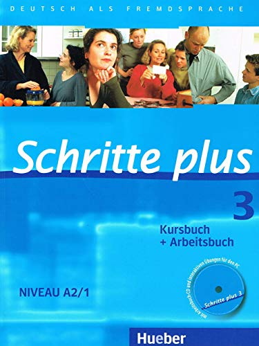 Stock image for Schritte plus 3. Kursbuch + Arbeitsbuch mit Audio-CD zum Arbeitsbuch: Deutsch als Fremdsprache. Niveau A2/1 Kursbuch + Arbeitsbuch for sale by medimops