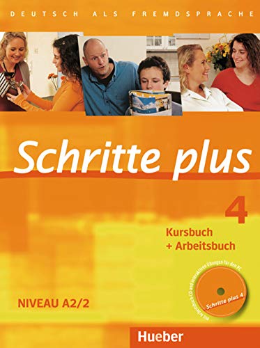 9783190119141: Schritte Plus: Kurs- und Arbeitsbuch 4 mit Audio-CD zum Arbeitsbuch: Deutsch als Fremdsprache. Niveau A2/2