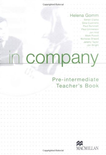 Stock image for In company. Pre-intermediate. Teacher's Book for sale by medimops