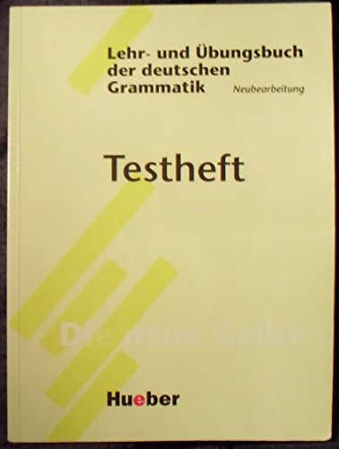 9783190172559: LEHR-UND UEBUNGSB.DT.GRAMM.Tests: Testheft (Gramatica Aleman)