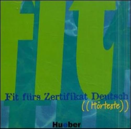 Stock image for Fit frs Zertifikat Deutsch, neue Rechtschreibung, Hrtexte, 1 Audio-CD for sale by medimops
