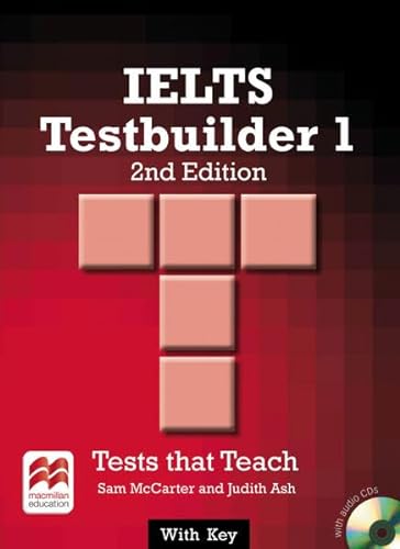 9783190228829: IELTS Testbuilder 01. Student's Book with 2 Audio-CDs (with Key): Tests that Teach