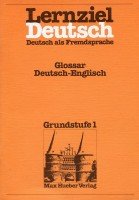 9783190313617: Glossar 1: Deutsch-Englisch