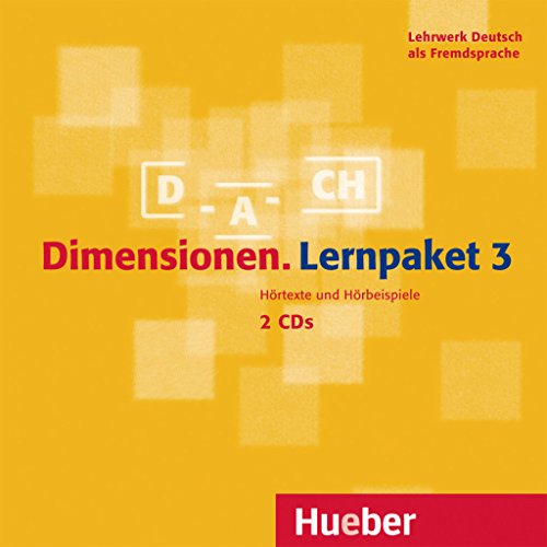 Imagen de archivo de Dimensionen. Lernpaket 3: Lehrwerk Deutsch als Fremdsprache / 2 Audio-CDs a la venta por medimops