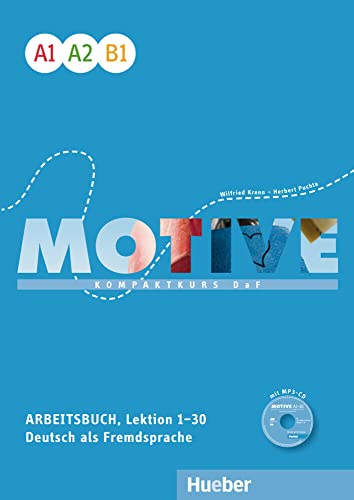 9783190318780: Motive Einbndige Ausgabe: MOTIVE A1-B1 AB+CD-Audios (ejerc.) [Lingua tedesca]: Kompaktkurs DaF. Deutsch als Fremdsprache: Vol. 2