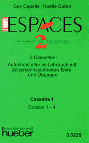 Imagen de archivo de Le Nouvel Espaces 2. Methode de franais: Le Nouvel Espaces, Dossiers 1-4, 1 Cassette a la venta por medimops