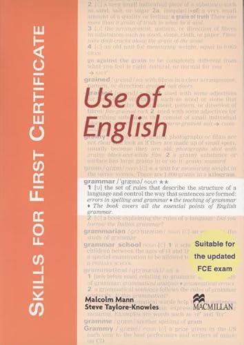 9783190429134: Skills For First Certificate Use of English/Student's Book