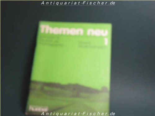 Beispielbild fr Themen Neu: Lehrwerk Fur Deutsch Als Fremdsprache (English Glossary for Themen Neu 1.) zum Verkauf von Wonder Book