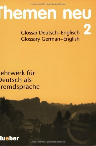 Beispielbild fr Themen neu 2, Glossary English zum Verkauf von Wonder Book