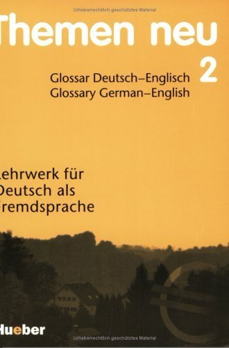 Stock image for Themen neu 2, Glossary English for sale by PAPER CAVALIER US
