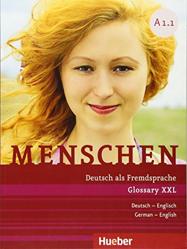 9783190519019: Menschen sechsbandige Ausgabe: Glossar XXL A1.1 Englisch