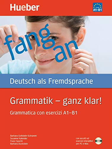 9783190715558: Grammatik - ganz klar! bungsgrammatik mit CD-ROM - Hrbungen und interaktive bungen, I-Ausgabe: Grammatica con esercizi A1 - B1.Deutsch als Fremdsprache