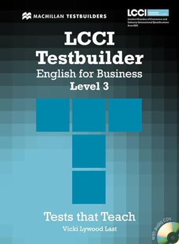 9783190727223: LCCI Testbuilder English for Business. Level 3: Student's Book with Audio-CD