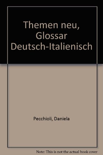 9783190815227: Themen neu, Glossar Deutsch-Italienisch