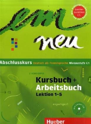 Imagen de archivo de em neu Abschlusskurs Lektion 1 - 5. Kursbuch und Arbeitsbuch a la venta por medimops