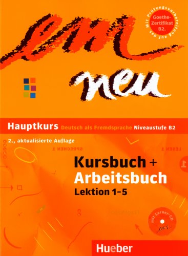 Beispielbild fr em neu, Hauptkurs (6-bndige Ausgabe) : Kursbuch und Arbeitsbuch, m. Lerner-Audio-CD (Lektion 1-5) zum Verkauf von medimops