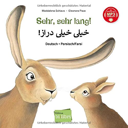 Stock image for Sehr, sehr lang!: Kinderbuch Deutsch-Persisch/Farsi mit MP3-Hrbuch zum Herunterladen for sale by medimops