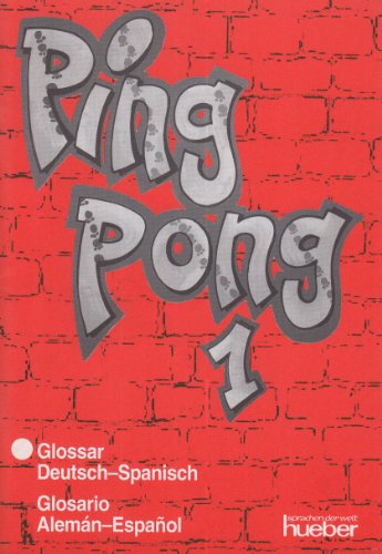 Beispielbild fr Pingpong, Glossar Deutsch-Spanisch zum Verkauf von medimops