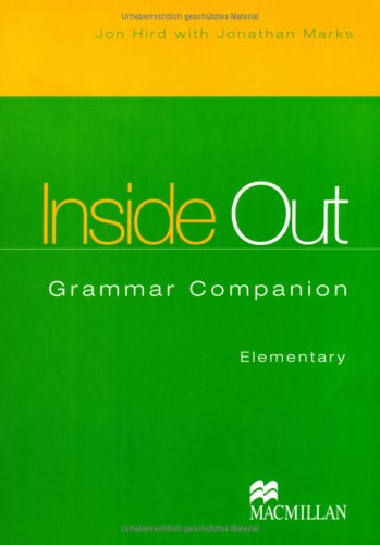 Beispielbild fr Inside Out - Elementary: Inside Out Elementary. Grammar Companion. (Lernmaterialien) zum Verkauf von medimops