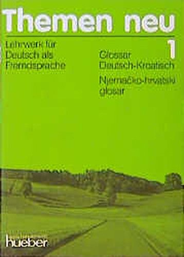 Stock image for Themen neu, 3 Bde. Bd.1 Glossar Deutsch-Kroatisch for sale by medimops