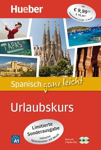 Stock image for Spanisch ganz leicht Urlaubskurs - Limitierte Sonderausgabe: inklusive Sprachtrainer mit Musik / Paket for sale by medimops