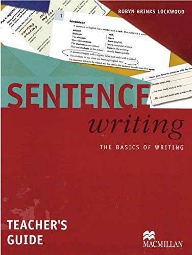 Imagen de archivo de Sentence Writing. Teacher's Guide: The Basics of Writing a la venta por medimops