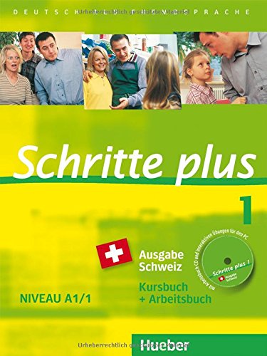 9783195019118: Schritte plus 1 Ausgabe Schweiz. Kursbuch + Arbeitsbuch mit Audio-CD zum Arbeitsbuch und interaktiven bungen: Deutsch als Fremdsprache