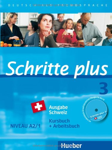 Stock image for Schritte plus 3 Ausgabe Schweiz. Kursbuch + Arbeitsbuch mit Audio-CD for sale by medimops