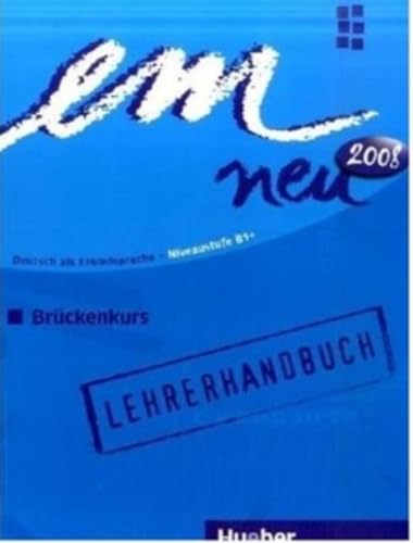Stock image for Em Neu Bruckenkurs: Lehrerhandbuch (GPerlmann-Balme, Michaela; Baier, for sale by Iridium_Books