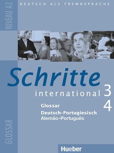 9783195218535: Schritte international 3+4. Niveau A2. Glossar Deutsch - Portugiesisch - Alemo-Portugus